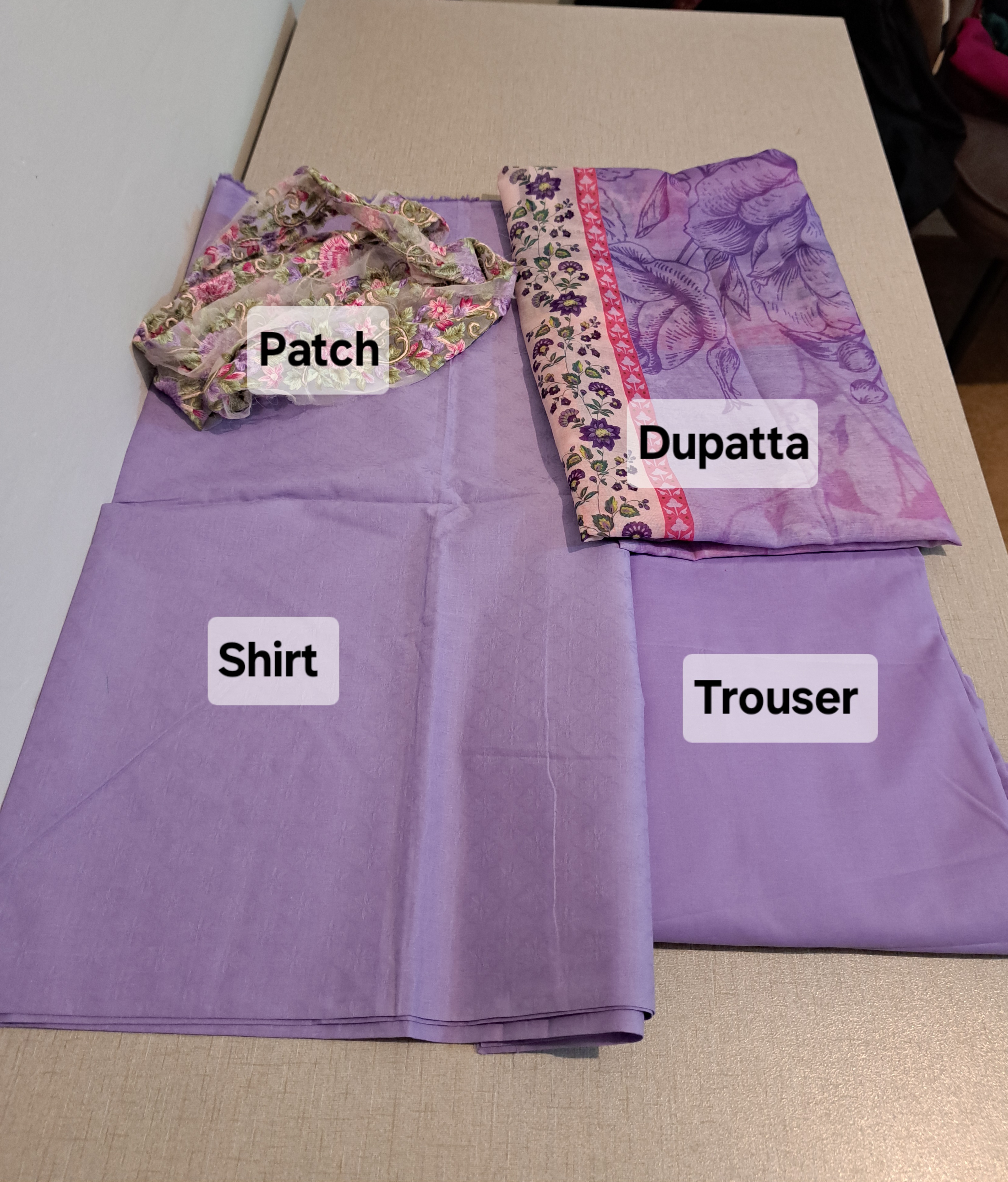 ZARA SHAHJAHAN Solids 3 piece