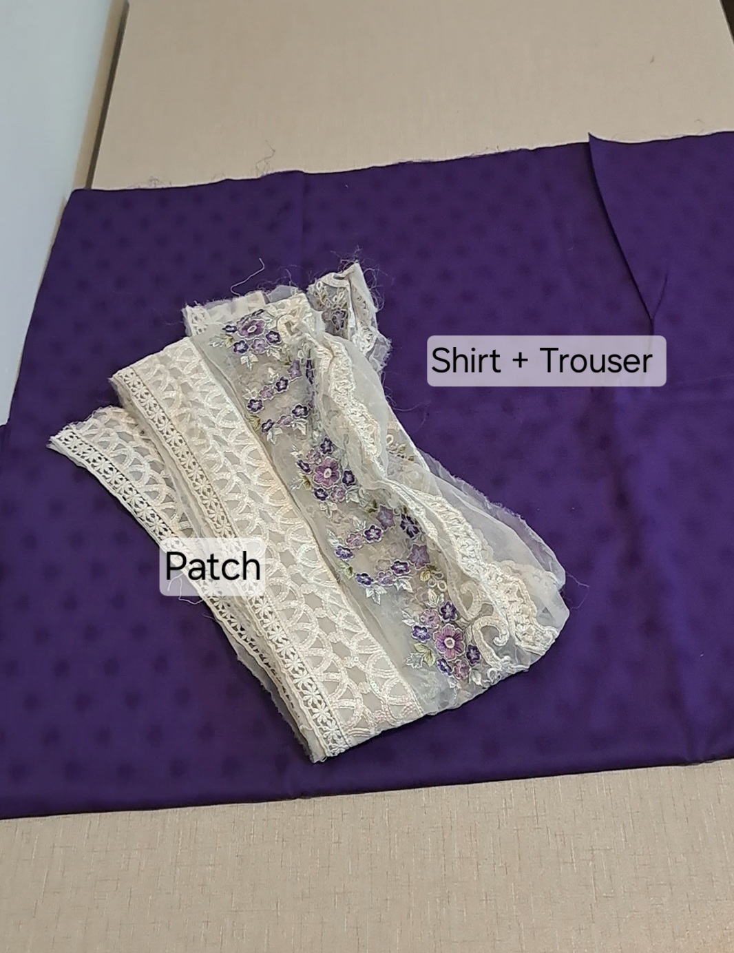 Zara Shahjahan 2 piece Purple