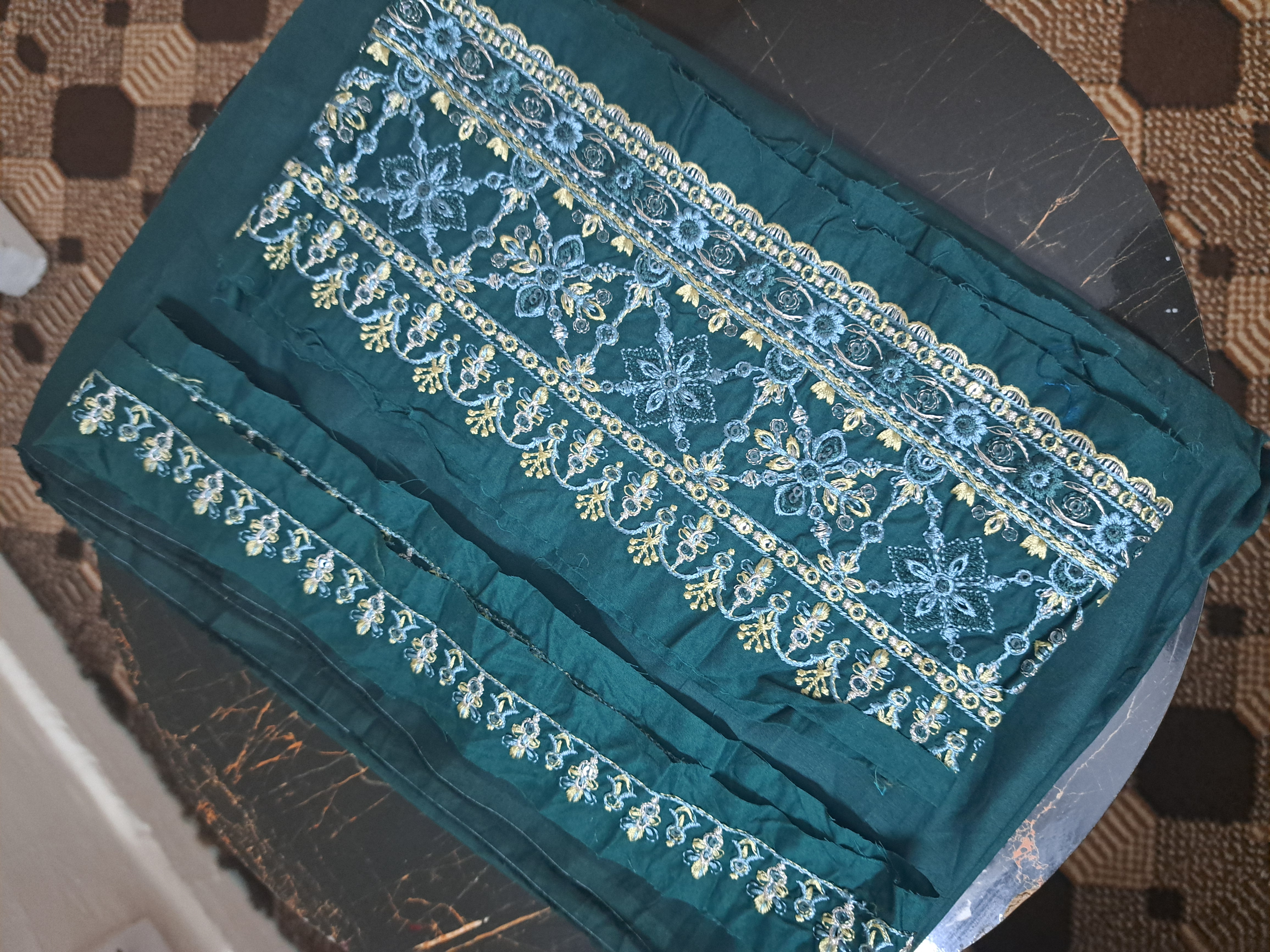 Zara shahjahan 2 piece green