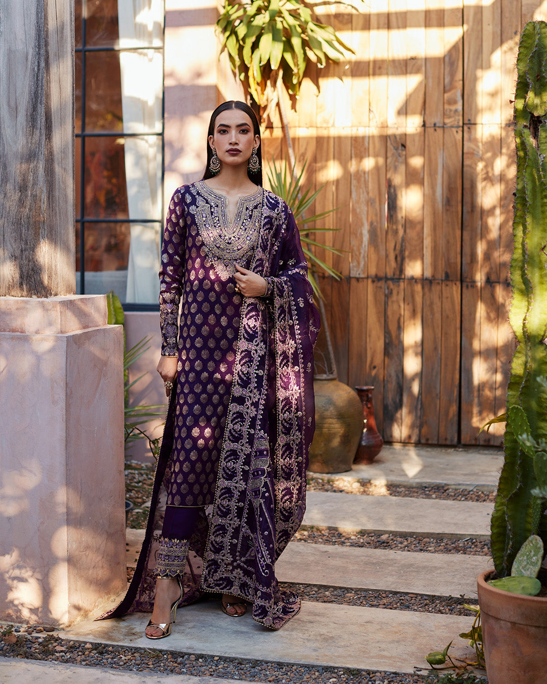 Faiza Saqlain Silk Jaquard