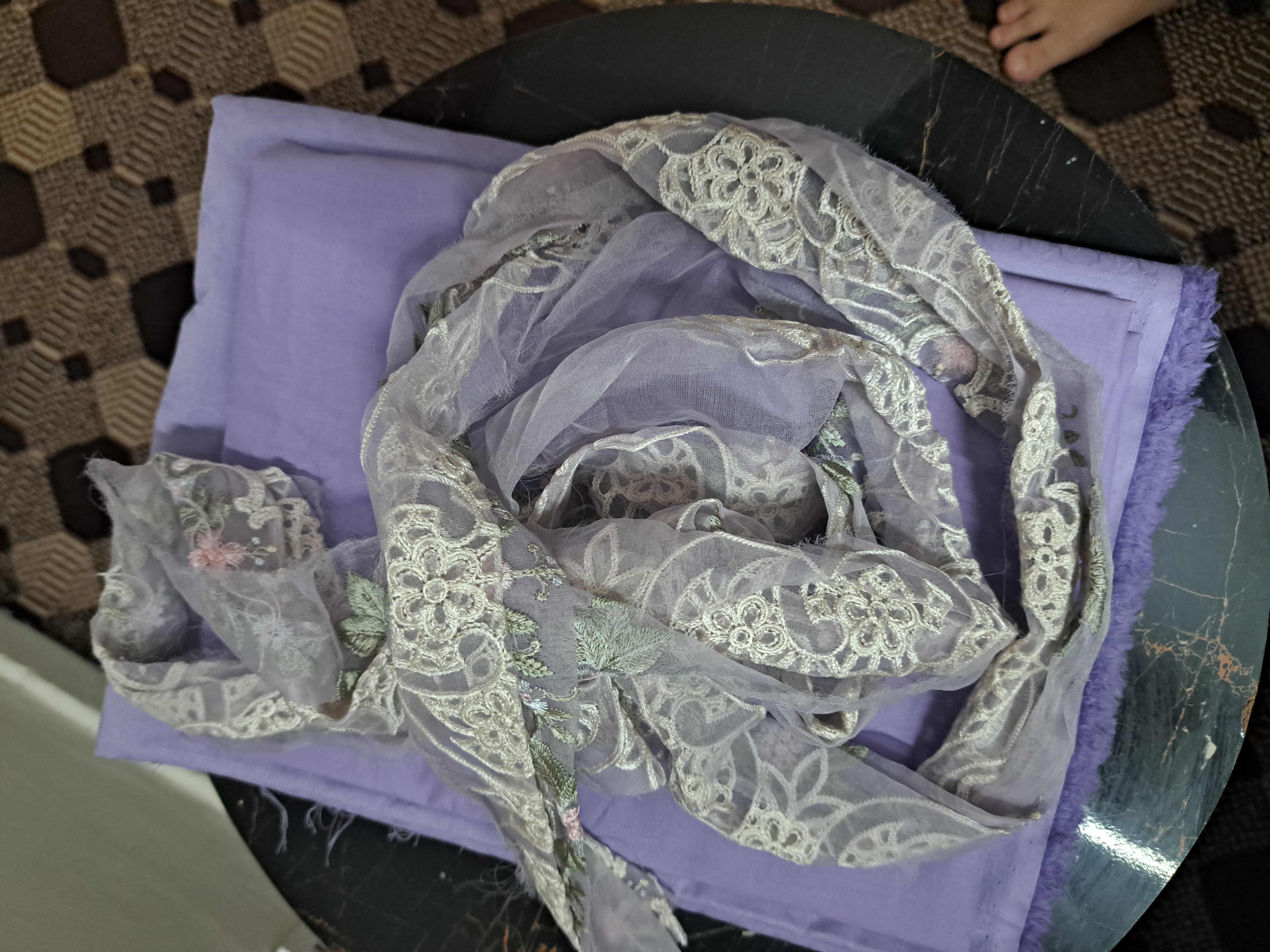 Zara Shahjahan 2 piece lilac