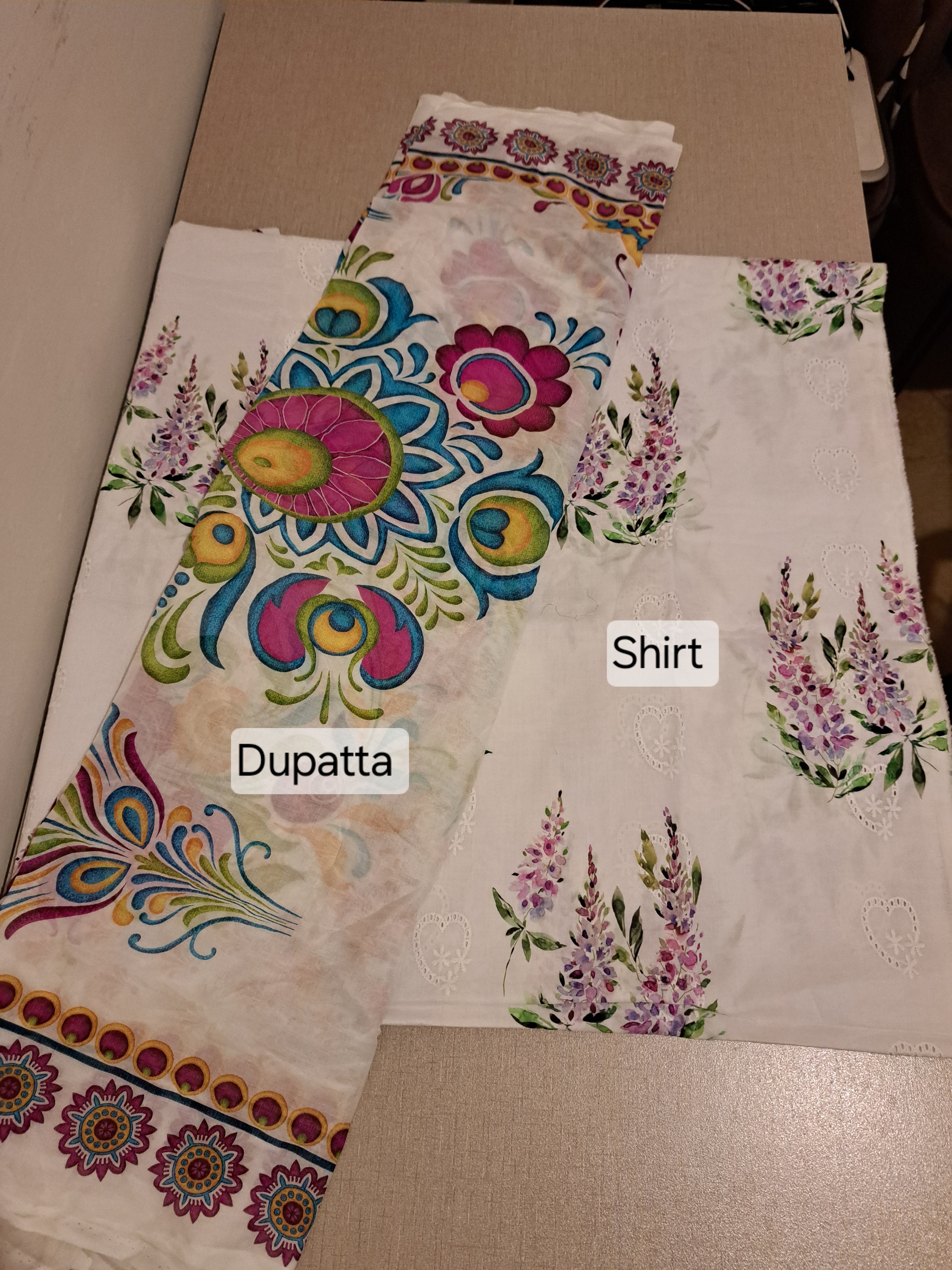 Nishat 2 piece white